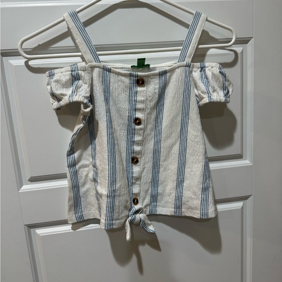 dip Other - Dip Blue and White Striped Top